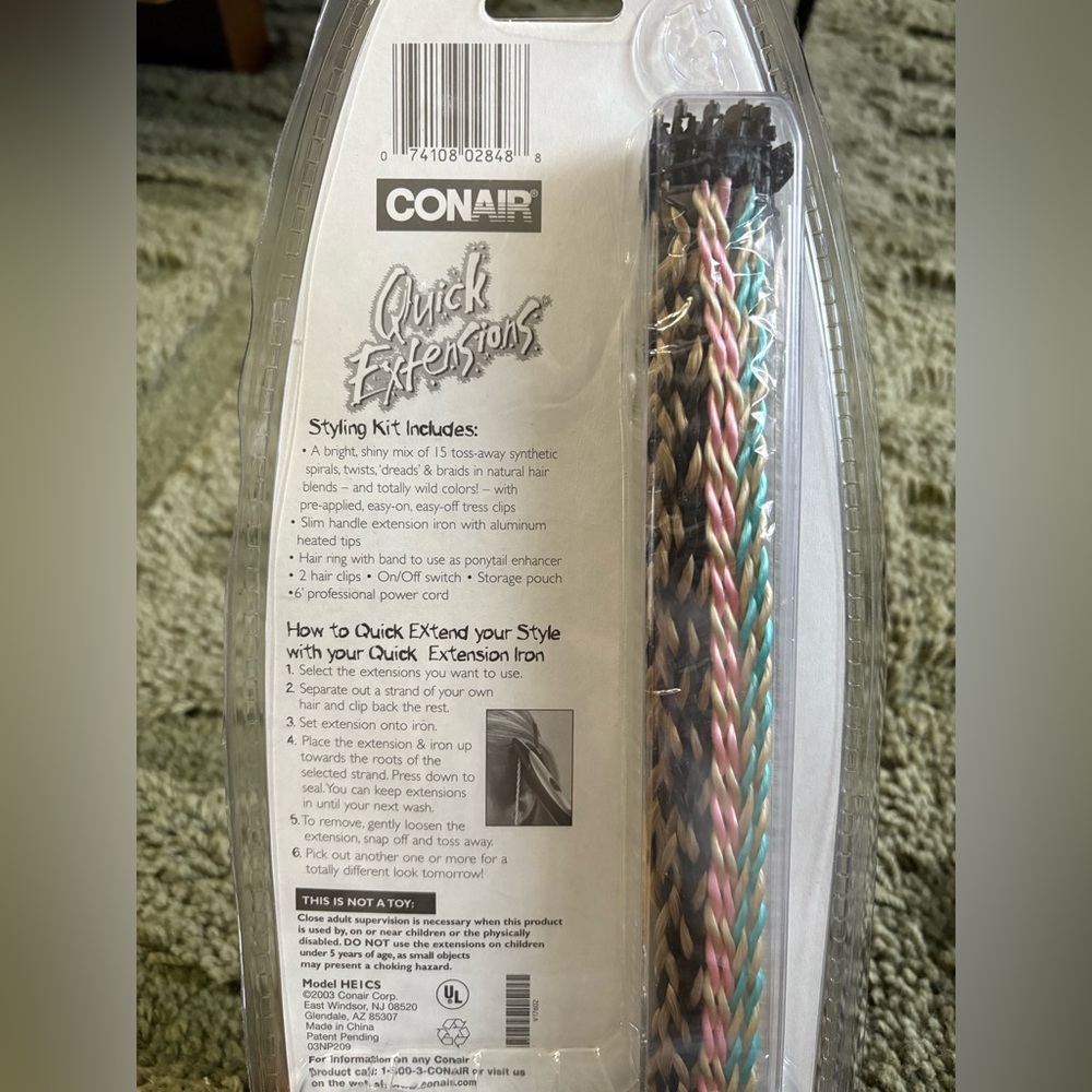 Y2K Conair Hair Extension Kit - Picture 2 of 4
